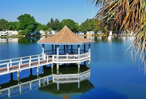 Winter Quarters Pasco Rv Resort - Campground Land O' Lakes Bagian luar foto